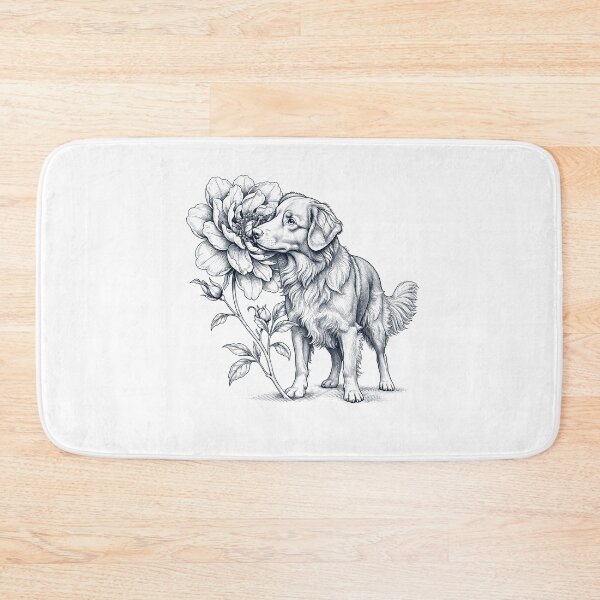 Item preview, Nova Scotia Duck Tolling Retriever Smell Flower Dog Lover designed and sold by dian-rody-crest.