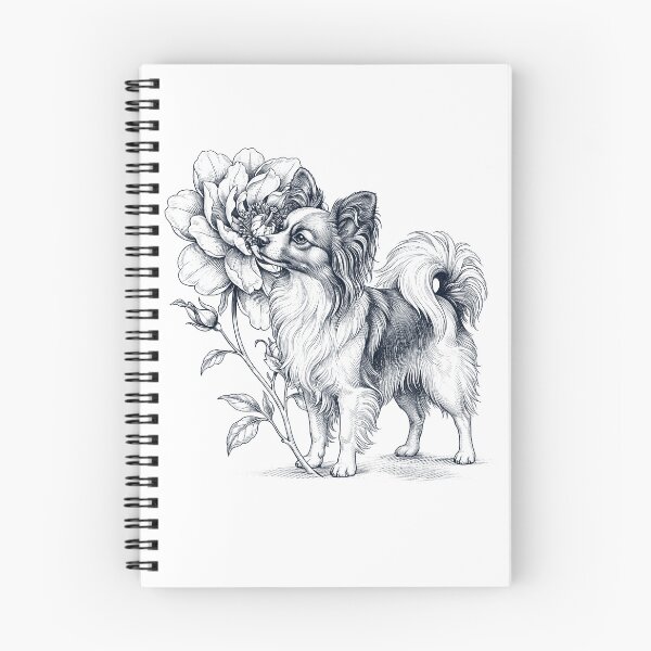 Item preview, Papillon Smell Flower Dog Lover designed and sold by dian-rody-crest.