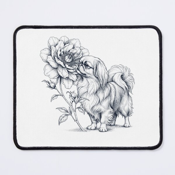 Item preview, Pekingese Smell Flower Dog Lover designed and sold by dian-rody-crest.