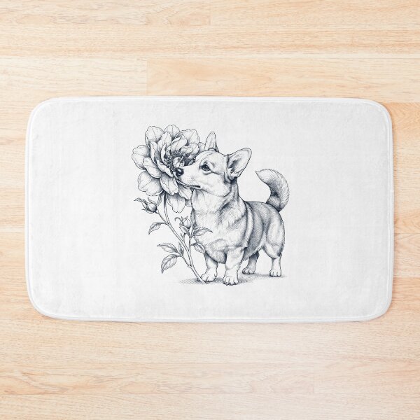 Item preview, Pembroke Welsh Corgi Smell Flower Dog Lover designed and sold by dian-rody-crest.