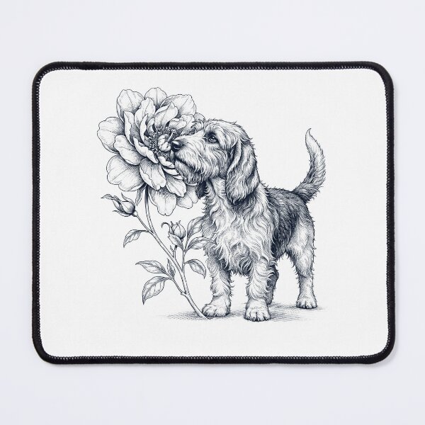 Item preview, Petit Basset Griffon Vendeen Smell Flower Dog Lover designed and sold by dian-rody-crest.