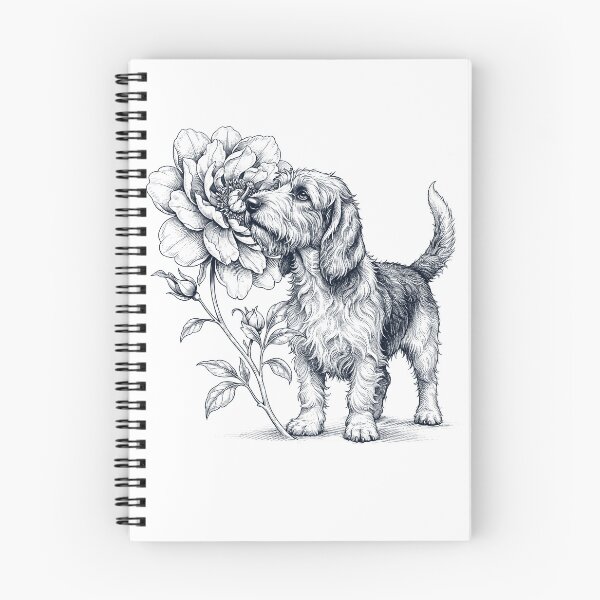 Item preview, Petit Basset Griffon Vendeen Smell Flower Dog Lover designed and sold by dian-rody-crest.