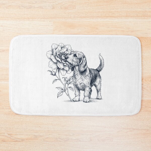 Item preview, Petit Basset Griffon Vendeen Smell Flower Dog Lover designed and sold by dian-rody-crest.