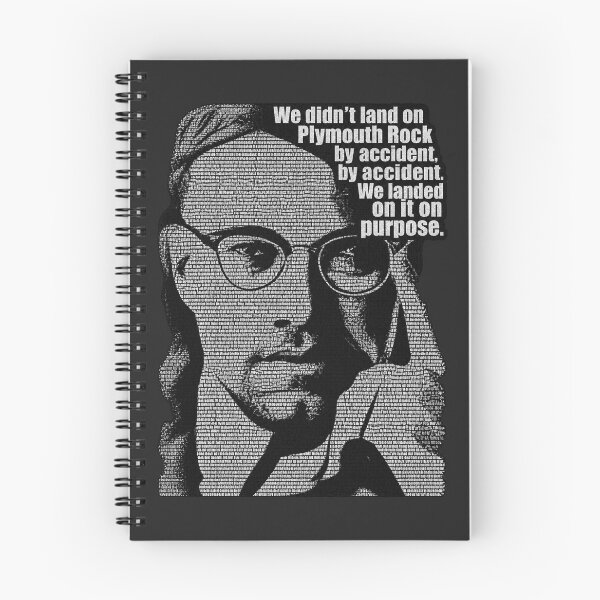 Item preview, Malcolm X Portrait with Powerful Quote about Purpose and Determination designed and sold by ImbueArts.