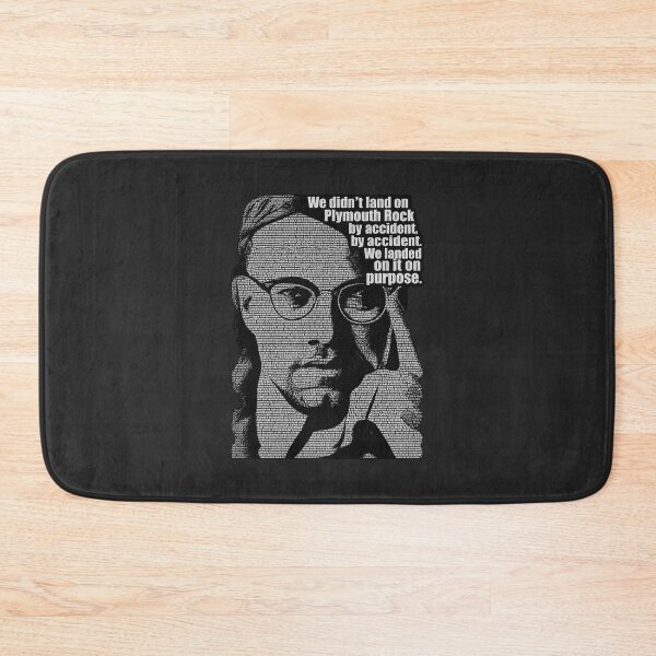 Item preview, Malcolm X Portrait with Powerful Quote about Purpose and Determination designed and sold by ImbueArts.