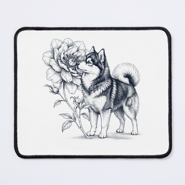 Item preview, Pomsky Smell Flower Dog Lover designed and sold by dian-rody-crest.