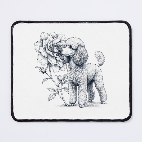 Item preview, Poodle Smell Flower Dog Lover designed and sold by dian-rody-crest.