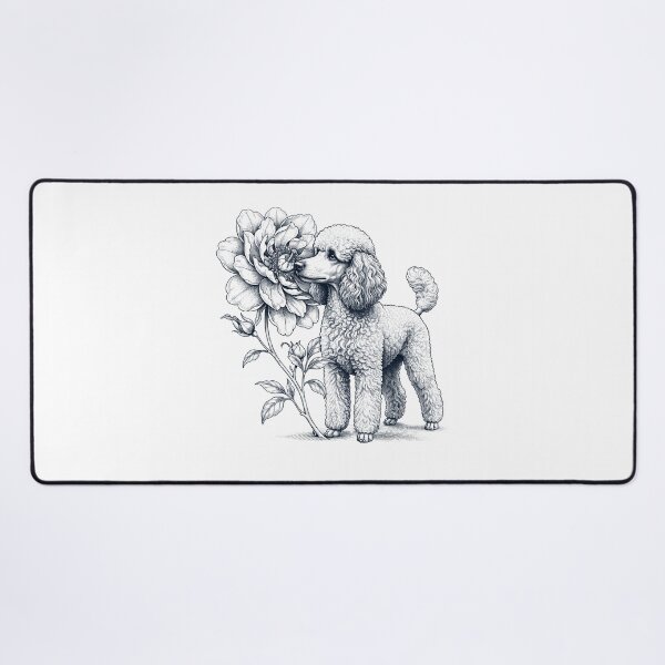 Item preview, Poodle Smell Flower Dog Lover designed and sold by dian-rody-crest.