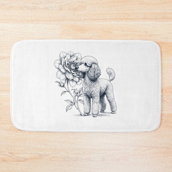 Item preview, Poodle Smell Flower Dog Lover designed and sold by dian-rody-crest.