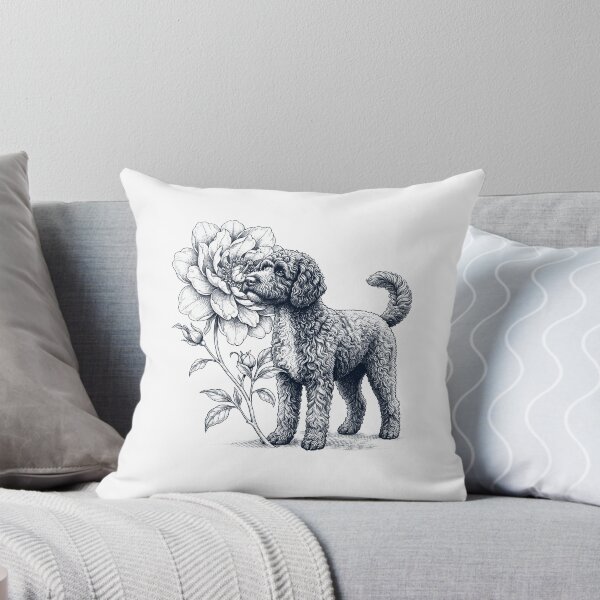 Item preview, Portuguese Water Dog Smell Flower Dog Lover designed and sold by dian-rody-crest.