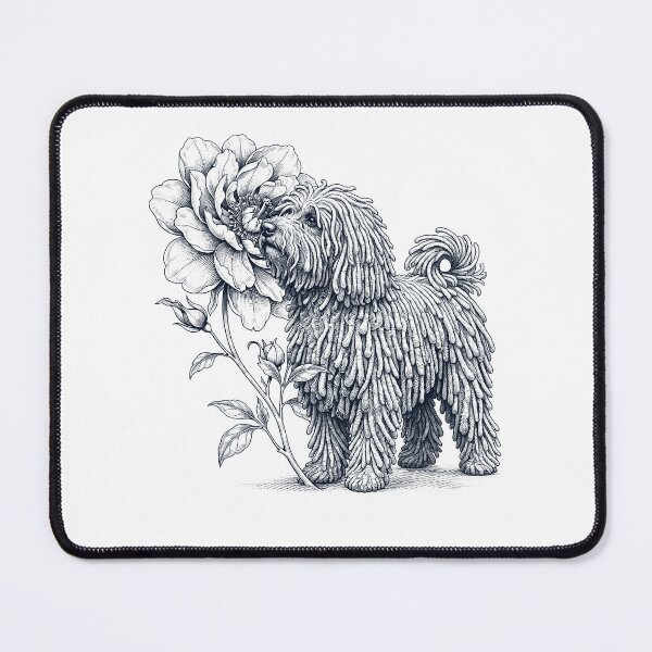 Item preview, Puli Smell Flower Dog Lover designed and sold by dian-rody-crest.