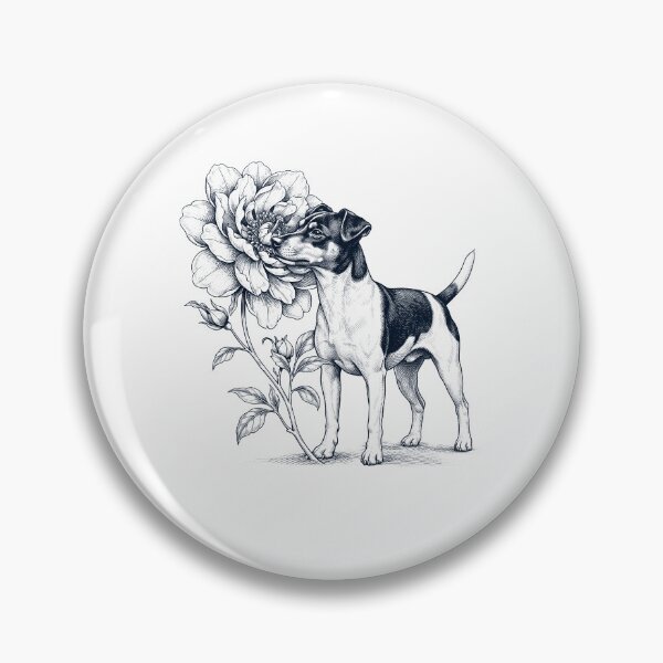 Item preview, Rat Terrier Smell Flower Dog Lover designed and sold by dian-rody-crest.