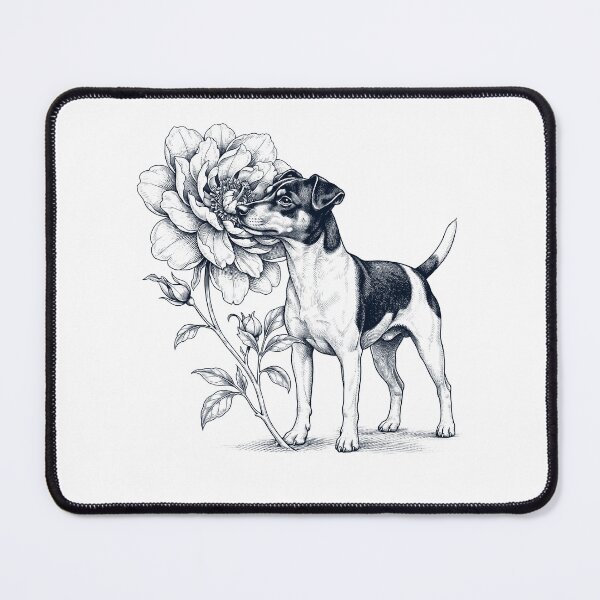 Item preview, Rat Terrier Smell Flower Dog Lover designed and sold by dian-rody-crest.