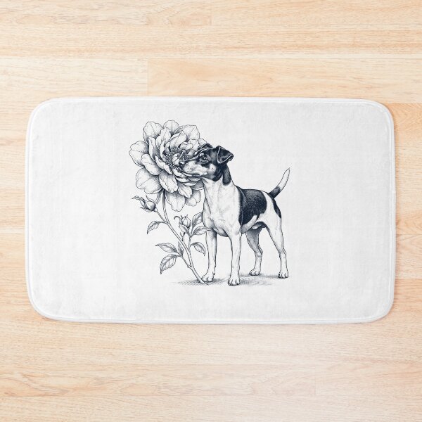 Item preview, Rat Terrier Smell Flower Dog Lover designed and sold by dian-rody-crest.