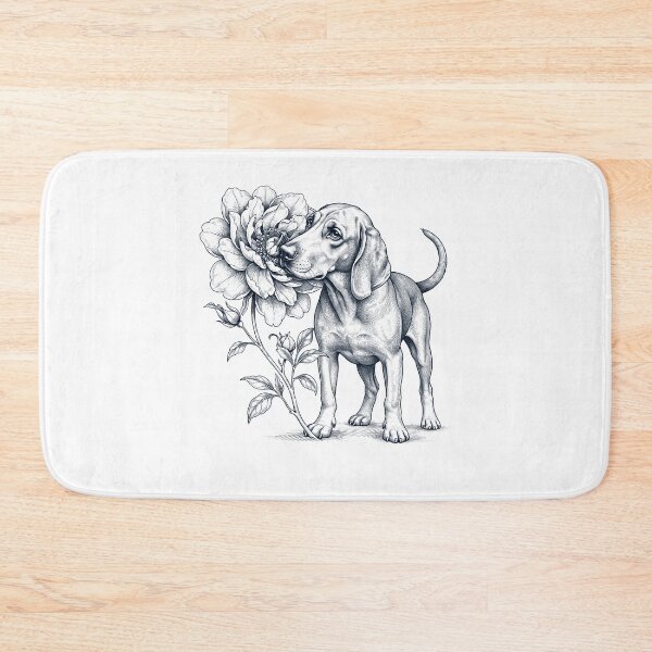 Item preview, Redbone Coonhound Smell Flower Dog Lover designed and sold by dian-rody-crest.