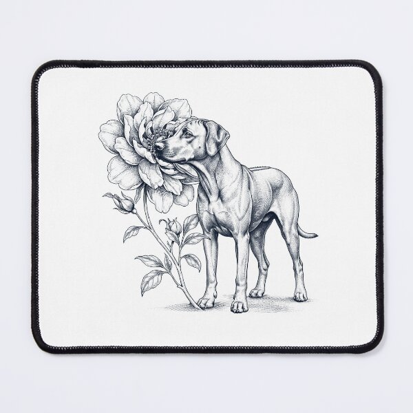 Item preview, Rhodesian Ridgeback Smell Flower Dog Lover designed and sold by dian-rody-crest.