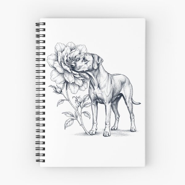 Item preview, Rhodesian Ridgeback Smell Flower Dog Lover designed and sold by dian-rody-crest.