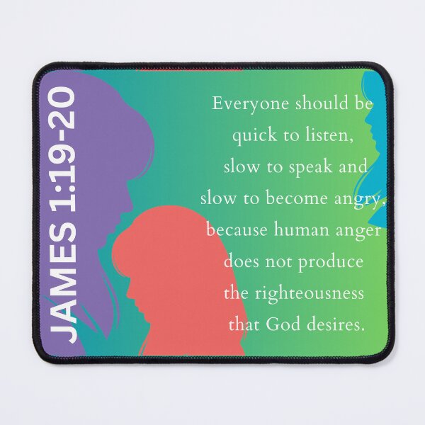 Item preview, Graphic Design - James1:19-20 Be slow to speak designed and sold by Boy and Belugee.