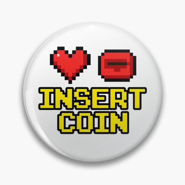 Item preview, Insert Coin designed and sold by GeeklyShirts.