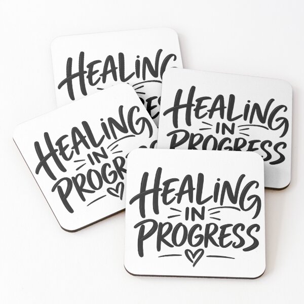 Item preview, Healing in Progress – Minimal Positive Quote designed and sold by TinyWeird.