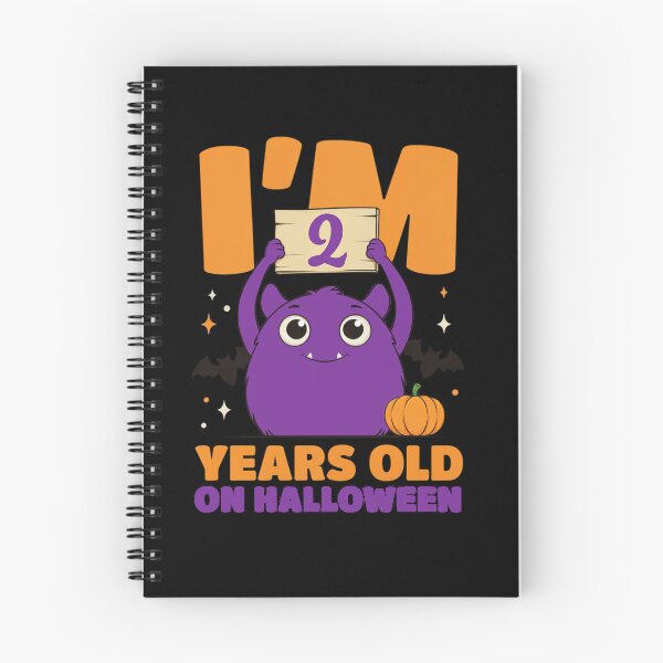 Item preview, Halloween Birthday Age 2 with Cute Monster designed and sold by Greenbaby.