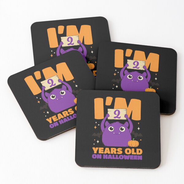 Item preview, Halloween Birthday Age 2 with Cute Monster designed and sold by Greenbaby.