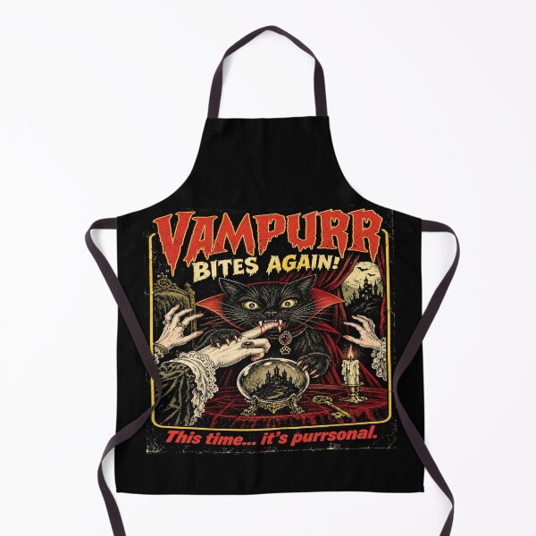 Artikelvorschau, Vampurr Gothic Horror Katzenliebhaber entworfen und verkauft von POD DYNASTY | Original Print On Demand T-Shirt Graphics.