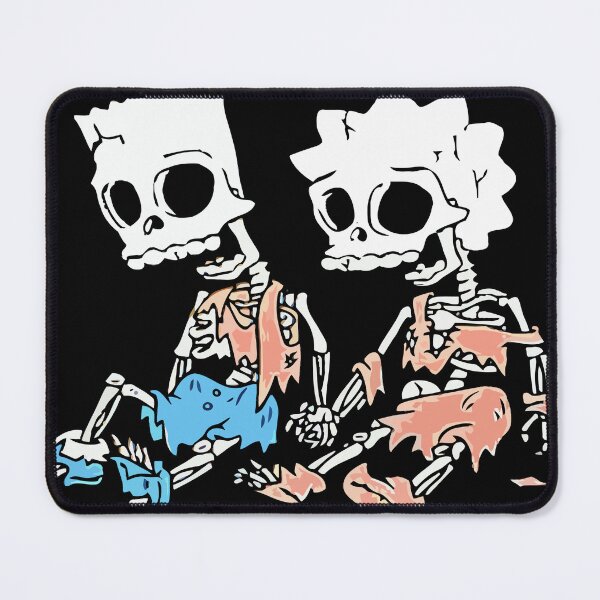 Item preview, Bart and Lisa Simpson Skeletons designed and sold by MayWright.