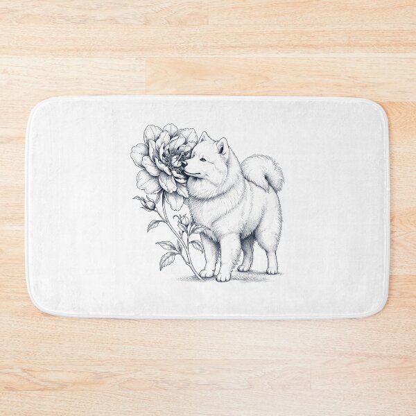 Item preview, Samoyed Smell Flower Dog Lover designed and sold by dian-rody-crest.