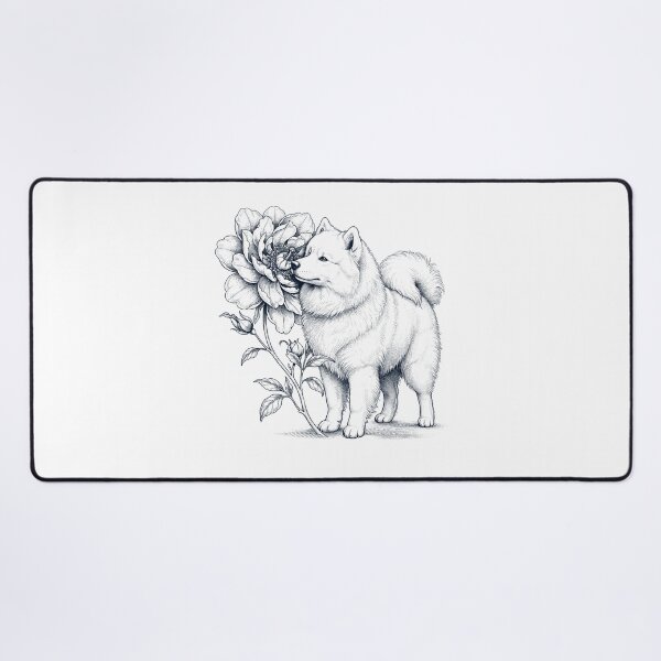 Item preview, Samoyed Smell Flower Dog Lover designed and sold by dian-rody-crest.