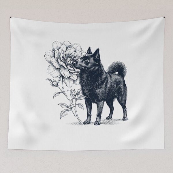 Item preview, Schipperke Smell Flower Dog Lover designed and sold by dian-rody-crest.