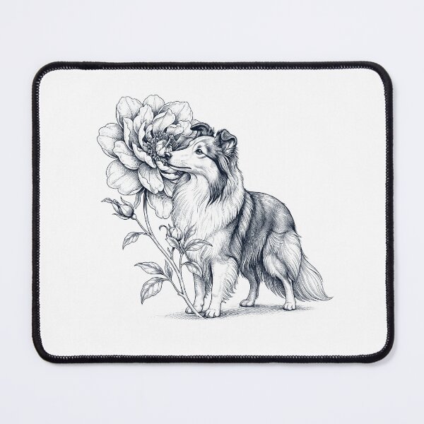 Item preview, Shetland Sheepdog Smell Flower Dog Lover designed and sold by dian-rody-crest.
