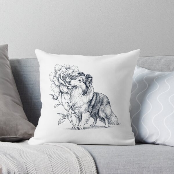Item preview, Shetland Sheepdog Smell Flower Dog Lover designed and sold by dian-rody-crest.