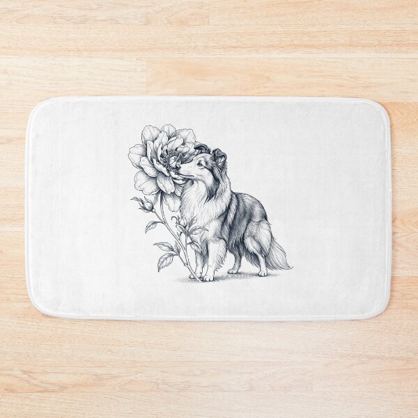 Item preview, Shetland Sheepdog Smell Flower Dog Lover designed and sold by dian-rody-crest.