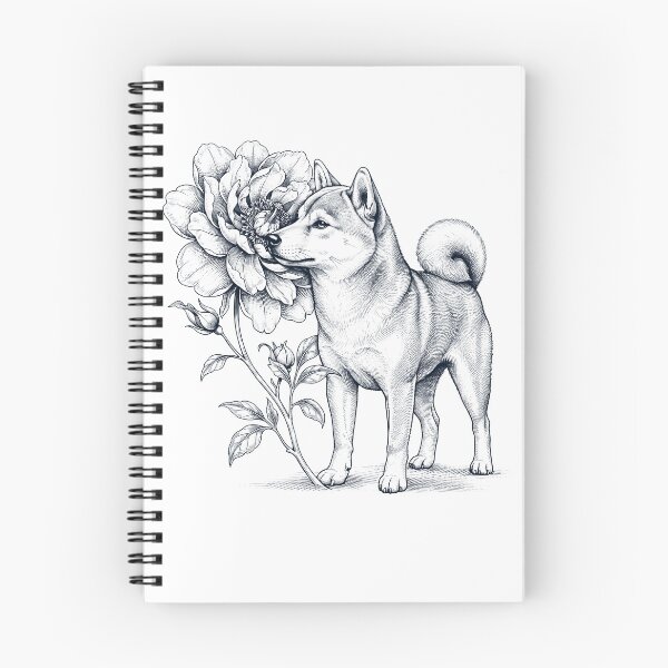Item preview, Shiba Inu Smell Flower Dog Lover designed and sold by dian-rody-crest.