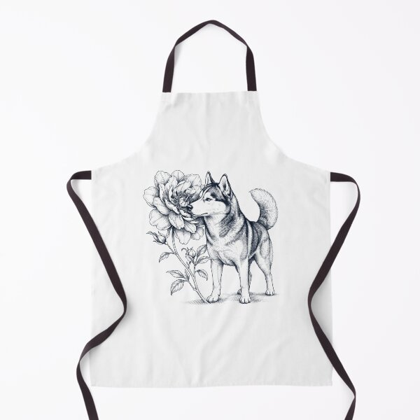 Item preview, Siberian Husky Smell Flower Dog Lover designed and sold by dian-rody-crest.