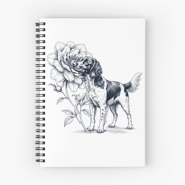Item preview, Small Munsterlander Pointer Smell Flower Dog Lover designed and sold by dian-rody-crest.