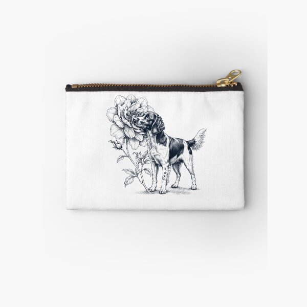 Item preview, Small Munsterlander Pointer Smell Flower Dog Lover designed and sold by dian-rody-crest.