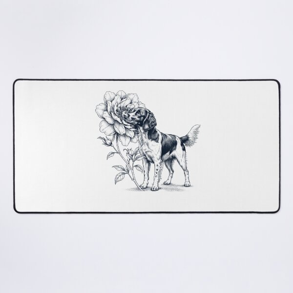 Item preview, Small Munsterlander Pointer Smell Flower Dog Lover designed and sold by dian-rody-crest.