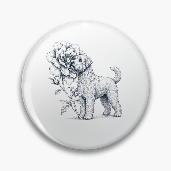 Artikelvorschau, Soft Coated Wheaten Terrier – Duft nach Blumen – Hundeliebhaber entworfen und verkauft von dian-rody-crest.