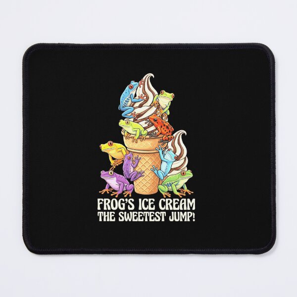 Item preview, Frog Ice Cream The Sweetest Jump Funny Colorful Frog Design designed and sold by MiALopezArt.