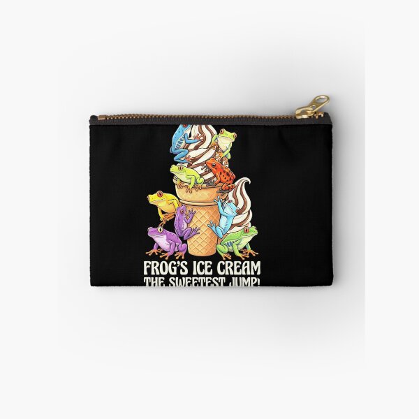 Item preview, Frog Ice Cream The Sweetest Jump Funny Colorful Frog Design designed and sold by MiALopezArt.