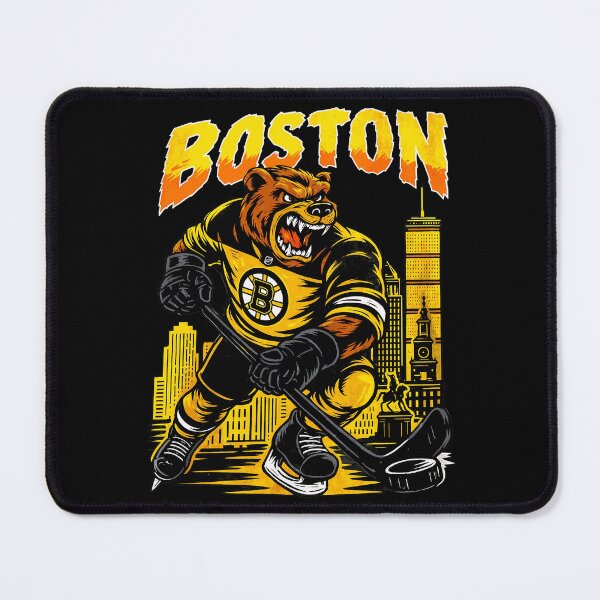 Item preview, Boston Hockey Bear Vintage  designed and sold by CarolynRo47355.