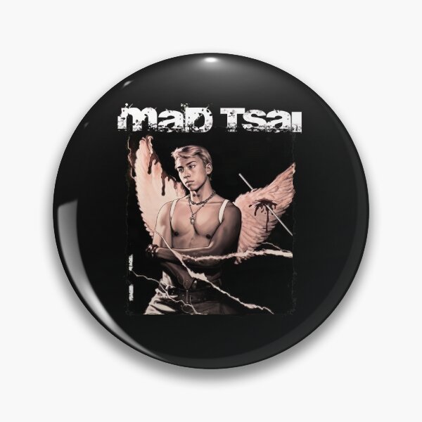 Item preview, Mab Tsai Angel Wings Distressed Portrait designed and sold by MichaelBankston.