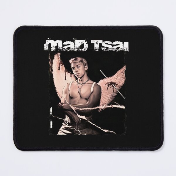Item preview, Mab Tsai Angel Wings Distressed Portrait designed and sold by MichaelBankston.