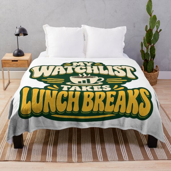 Item preview, My Watchlist Takes Lunch Breaks Retro Cafe Art designed and sold by Bikivuno.