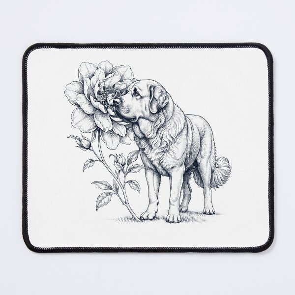 Item preview, Spanish Mastiff Smell Flower Dog Lover designed and sold by dian-rody-crest.