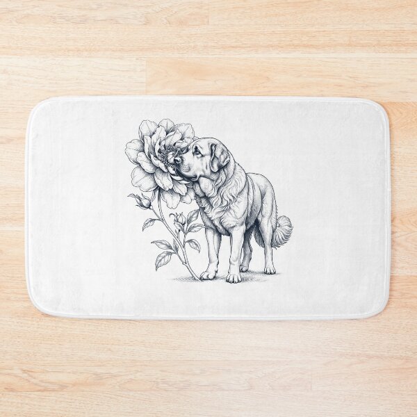 Item preview, Spanish Mastiff Smell Flower Dog Lover designed and sold by dian-rody-crest.
