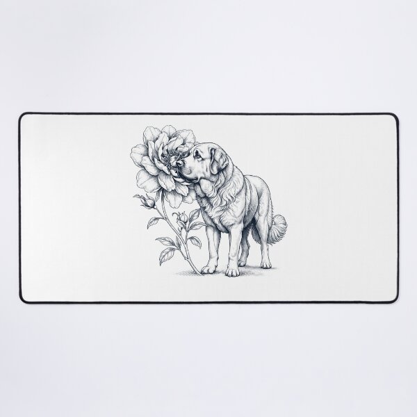 Item preview, Spanish Mastiff Smell Flower Dog Lover designed and sold by dian-rody-crest.