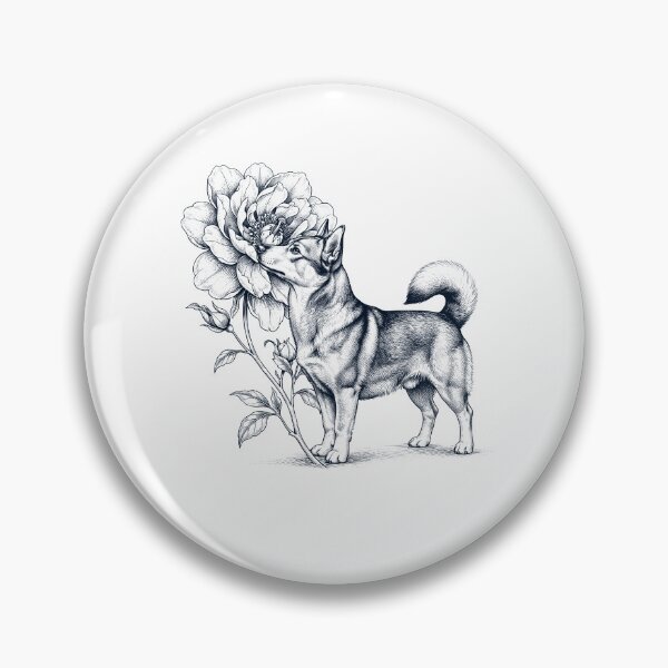 Item preview, Swedish Vallhund Smell Flower Dog Lover designed and sold by dian-rody-crest.